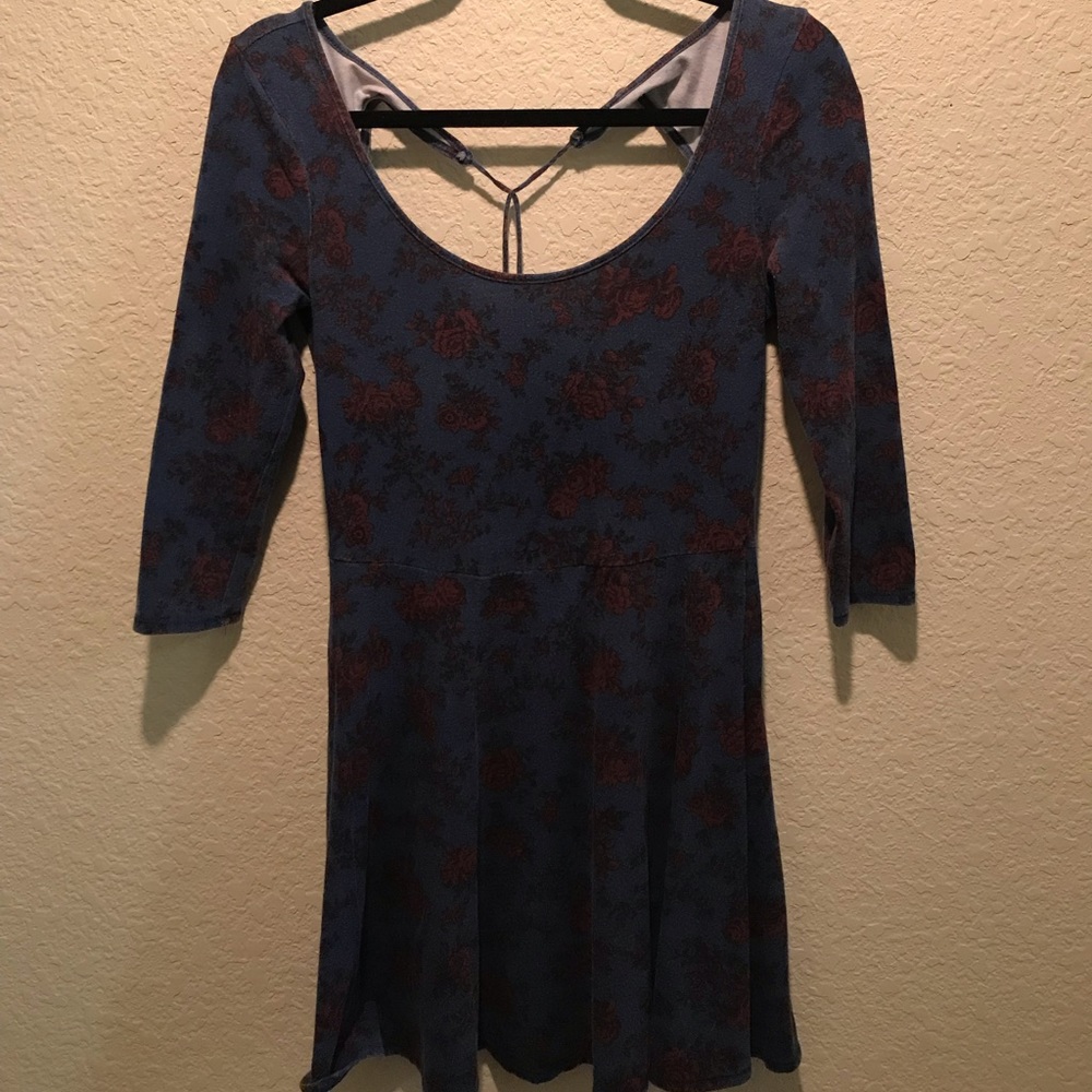 American Eagle Floral Skater Dress